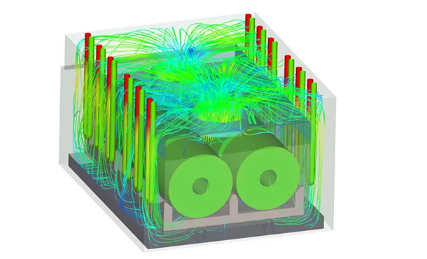 3. ELKEME-industrial_furnace-annealing-4-ANSYS_Fluent-velocity-temperature-featured